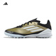 Adidas Kinderfußballschuhe F50 Mittelklasse TF Broken Nails League TF J Jugendeinstimmungs-Sneaker atmungsaktiv und weastresistent schwarz Gold Sonderausgabe Ig9277 38