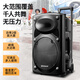 Xinke Square Dance Audio High Power Subwoofer Mobile Outdoor Karaoke Bluetooth Trolley Microphone 12-inch Speaker Amplifier Wireless Microphone Stall Speaker 12-inch Subwoofer Remote Control + No Microphone