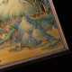 古歌空间 焦点艺术千里江山入户玄关装饰画山水画靠山图挂画茶室墙壁画竖版铜雕画 千里江山【全铜】1200*723mm