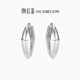 Trendy Acer Royal Fan Geometry PT950 platinum earrings women's earrings birthday gift pricing single model about 1.4g