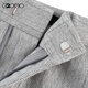 G2000 Comfortable and Elastic G2000 Women's Clothing Mall New Machine Washable Soft Herringbone Pattern Formal Nine-Point Pants Aluminum Gray 34
