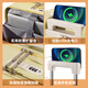 
Kangaroo (KANGAROO) suitcase small front open cover trolley case multi-function USB hook travel bag free shipping mini boarding case milk white (USB interface + side opening + hook) 18-inch (boarding case)
