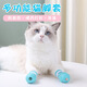 Lie Na Cat Nail Cover Flat Bottom Washing Cat Feet Gloves Anti-Claw Gloves Holding Cat Feeding Medicine Anti-Scratch Feet Gloves Cat Bathing Magical Equipment Upgraded Flat Bottom Silicone Cat Nail Cover Light Green 4 pcs