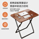 Warner new folding computer desk home learning simple desk office portable small table bgz811 walnut color 60*40