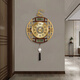 
Zhizhen Brass Wall Clock Living Room High-end 2025 New Chinese Deer Head Watch Wall Clock Light Luxury Entrance Restaurant Quartz Clock 6175 Imitation Copper Model-Brand Movement