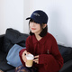 MMOPTOP Japanische Wäsche Retro Frühling und Sommer weiche Top Baseballkappe mit kleinen neutralen Männern und Frauen weicher Top großer Kopfumfang Baseballkappe