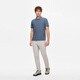 
AIGLE [New Product in Spring and Summer] Aigao Shirt UPF50+UV Anti-Ultraviolet Cooltouch Cool Short Sleeve Men Swamp Blue BI702 L (180/96A)