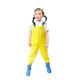 Shanye children's water play one-piece waders kindergarten waterproof clothes for catching the sea children's rain boots men and women fishing rain pants beach children's yellow overalls 24 yards/30 (shoe inner length 16cm)