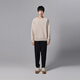 Mai Meng MM Mai Meng Men's Autumn and Winter New Sheep Wool Loose Round Neck Pullover Cardigan Sweater 9EA130392 Rice Camel M