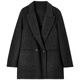 Shandubila double-sided woolen coat for women autumn and winter mid-length small style high-end woolen coat