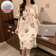 
Cat Man (MiiOW) nightgown with chest pad for women in summer pure cotton short sleeves 2024 new cartoon cute Yugui dog large size pajamas home clothes QS-9871# blue Pacha dog [removable chest pad M [recommended weight 80-100 Jin [Jin equals 0.5 kg]]