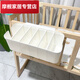 Cuna de almacenamiento colgante colgante Cesta colgante Bolsa de pañales Cabeza de la cama colgante Caja de almacenamiento de partición de la cama [5 piezas de particiones Ajustable] White
