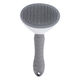 Yuan cat comb combing brush cat hair remover cat hair remover needle comb dog comb pet supplies gray fine needle comb - upgraded TPR soft handle