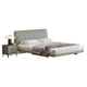 AISU Lit en cuir flottant Chambre maître simple moderne Bound Double Lit Sac doux Italien Minimaliste lit W691 W691 lit simple 180 * 200