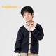 
Balabala children's clothing boys cardigan sweater children's autumn clothing college style sweater mid-large children's simple trend 208324103102
