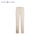 TOMMY HILFIGER [twill micro texture] Men's poplin business straight half elastic waist trousers casual trousers 32819 off-white AEV - straight version - poplin - normal shot 32 (2.5 feet)