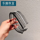 乐喵（LEMIAO）时尚新款气质带齿防滑发箍刘海碎发整理器韩国感压发头箍发卡七夕 LD473黑色  A29-302