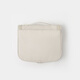 MUJI (MUJI) polyester fiber hanging face wash box Makeup bag travel portable wash bag Beige width 16*long 19*thickness 6cm