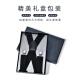 Cool kangaroo suspenders men's clip suspenders adult suit pants suspenders men's suit pants elastic suspenders clip elderly British fashion 1015X type suspenders black [upgraded and extended version,