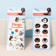 KKV Offizielles Pingu-Handy-Hülle Aufkleber Netter Cartoon kann DIY Water Cup Hand Account Decoration Selbst-Sticker Peripheral Emoticon Paket eingefügt werden