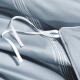 Mengjie Home Textiles 100-count long-staple cotton high-end bedding set 100% cotton satin four-piece set double cotton plain embroidered bed sheet quilt cover plus 2 meters bed gold
