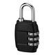 Flying ball padlock suitcase lock dormitory door tool box lock drawer anti-theft warehouse lock dormitory gym lock 3-digit password lock 丨lock beam thick 3.8mm FQ-829