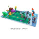 Toys Caja de regalo completa Traje para niños El chico puede expulsar la figura de la muñeca Modelo 2 Shooter de juguete de zombie PEA 686-8 PLÁSCO
