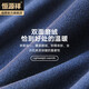 Hengyuanxiang [SET 5W SET] Ropa de otoño y pantalones de otoño para hombres y mujeres con ropa interior térmica sin pelo de doble cara para hombres y mujeres. Gris oscuro