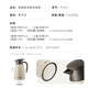 Tafuco Thermal Isolation Kettle 304 Ménage en acier inoxydable grande capacité Kettle Office Thermos Student Dormitory Thermos [304 en acier inoxydable] T1355-Ivoire blanc - 1,5 L