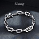 GsunG platinum bracelet men's new PT950 anchor bracelet, personalized, fashionable and atmospheric platinum men's bracelet rudder PT950 bracelet about 43 grams 20 cm pre-ordered