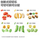 Xin Ge's family simulation Children's toys, vegetables, fruits, cut music, cook 37 pieces of sets of handicapped basket birthday gifts