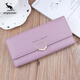 Cool Kangaroo KQ2024 New Women's Women's Long Clutch Fashion Version Coreano Versión Corea Simple Valor Multi-tarjeta Billetera Soft Billet