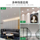 Less Less LED downlight 4 inch 5 inch 8W12W15W embedded ceiling hole downlight 9204 9205 9206 9208 9208-18W-opening 20cm white light 5700K