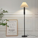 
Yongzhi Zhongshan lamp floor lamp medieval pleated lamp living room sofa lamp Southeast Asian style bedroom bedside minimalist atmosphere 1396-white-three-color light-5W