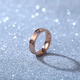 18k gold ring for men, 18K rose for men and women, wide version, narrow version, starry sky couple ring, rose gold wide version, one diamond, size 9