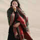 Salle climatisée climatisée de style national Xinfeile Style pour femmes épaissis écharpe tibétan Travel Cape Style Châle