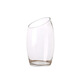 Tongrubi Bureau petit aquarium épaissis épaissis de chair de tortue en verre transparent salon maison de bureau rond mini petit cuve à poisson d'inclinaison 9715