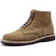 Maden M43 escape boots men's casual work boots reverse velvet desert short boots high top trend British Martin boots brown 43 (265mm)