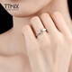 TTMIX live platinum ring for women pt950 platinum zodiac snake ring adjustable 3.7-3.9g