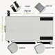 Yuhua Children's Portable Polding Airplane Vehicle Travel Bed Lit Sleeping Artefact on Long-Distance High-Speed ​​Rail Baby Sleeping Artefact Grey 79 * 44cm Children's Plane Pedal