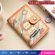 MAIWEINI super cute certificate card bag for women 2025 new ultra-thin multi-card card set multi-layer niche cute cute card animation Huahua Panda [20 card positions + 2 certificate positions]