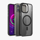 
True Guard [Skin Sensing Magnetic Attraction] Applicable to Apple 16Pro Mobile Case iPhone 16Pro Pro Case Magnetic Attraction Wireless Charging Ultra-thin Anti-fall Skin-friendly Scrub Midnight Black