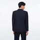 Goldlion pure wool men's dark twill jacquard slim business formal suit