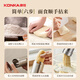 康佳（KONKA）面条机 家用压面机 手持压面枪 小型电动自动不锈钢压面条机3模型 KMTJ-0403-W