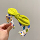 Pink bow children's headband Korean version sweet girl hair card wide edge baby hair pressure wash face hair band hair accessories rose red bow strawberry wide edge hair band