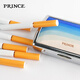 
PRINCE Prince genuine leather painted high-end metal cigarette box creative portable cigarette clip 12 thick cigarette protection box YHC12004 olive green 12 pieces