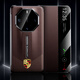 欧卡克适用华为Mate70rs非凡大师真皮智能翻盖手机套典藏版60RS防摔外壳 幻影紫超薄防摔II赠送钢化膜 华为 Mate 70RS 非凡大师