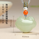 Impression Eyes Valentine's Day Gift Hetian Jade Pendant for Men and Women Peaceful Ruyi Lock Pendant Baby Lock Jade Lock