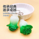 Personalized creative simulation food products, vegetables, green cabbage keychain pendant accessories small gifts 1 pack [cabbage keychain]
