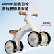 Tile Children's Balance Car 1-3 Baby Four-wheel Toddler Scooter Infant and Toddler Anti-roller Sliding Car Maillard Brown [Silent Wheel]
